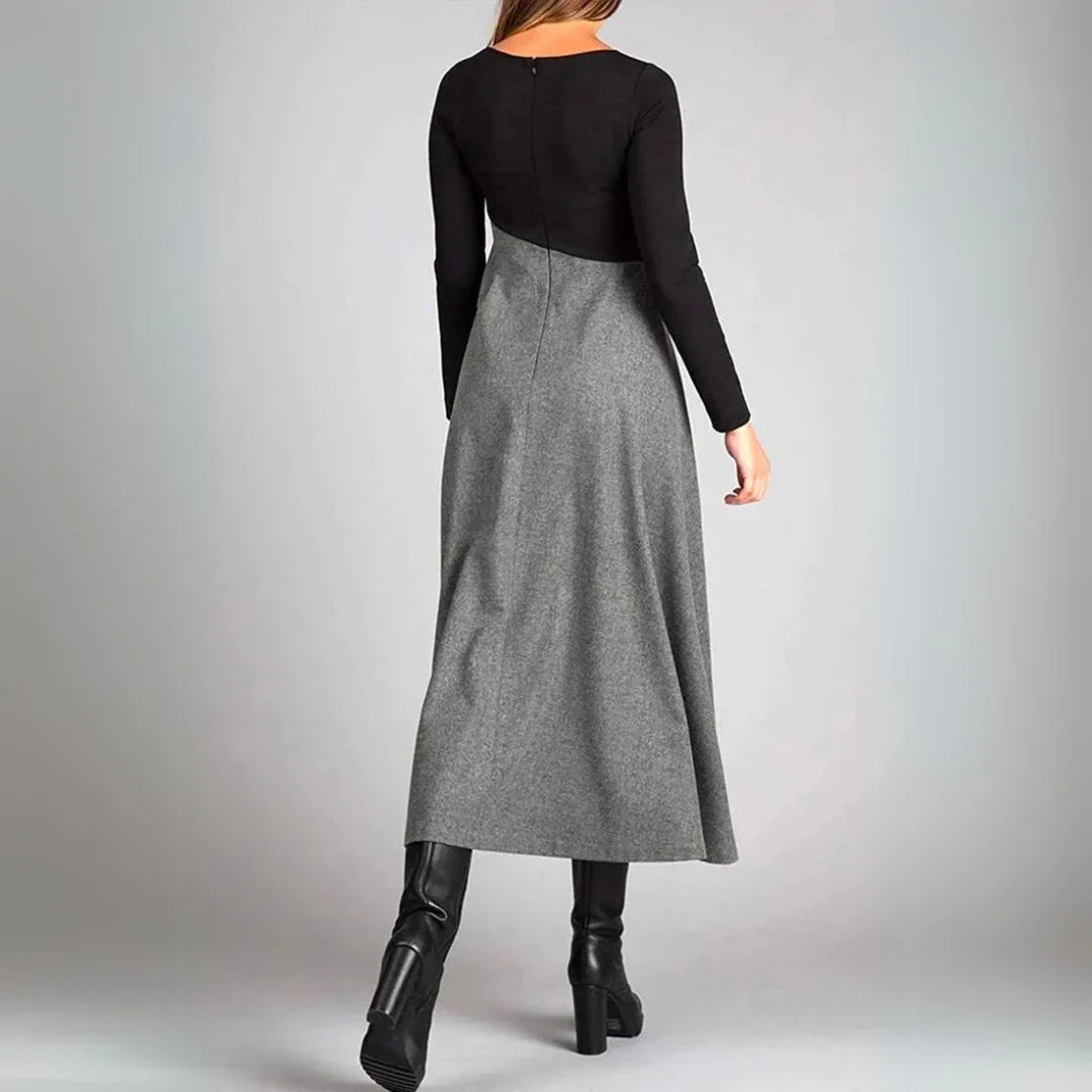 Anabel - Elegant Dress With Long Sleeve