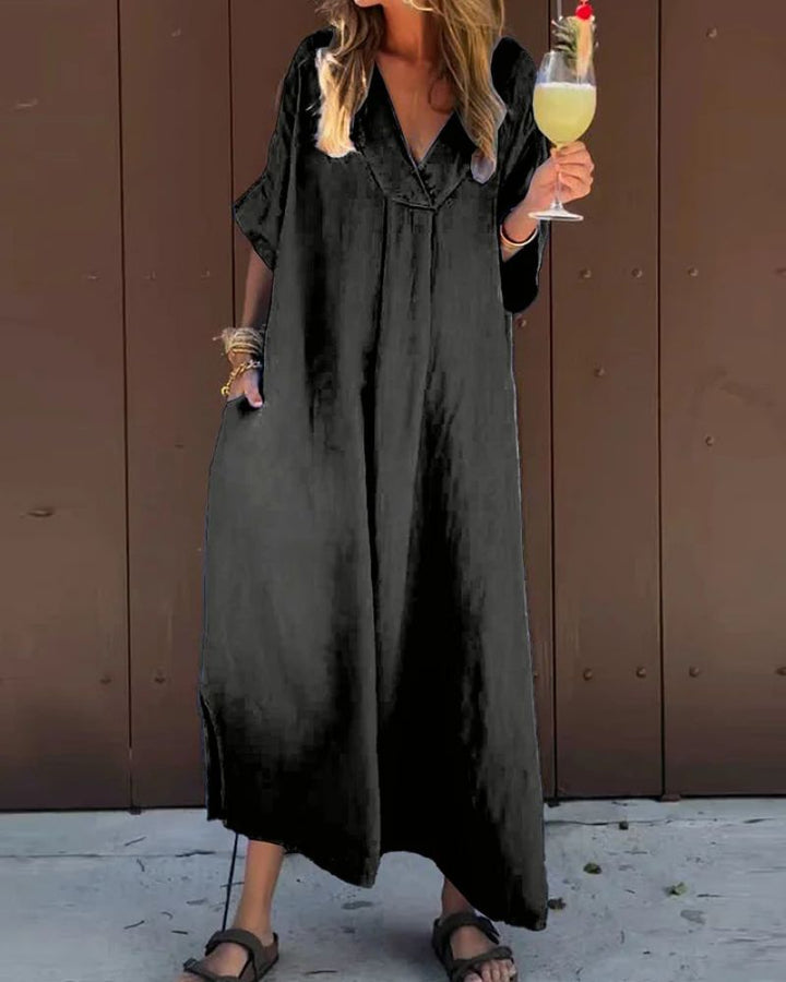 Zaira - Casual Long Cotton Dress