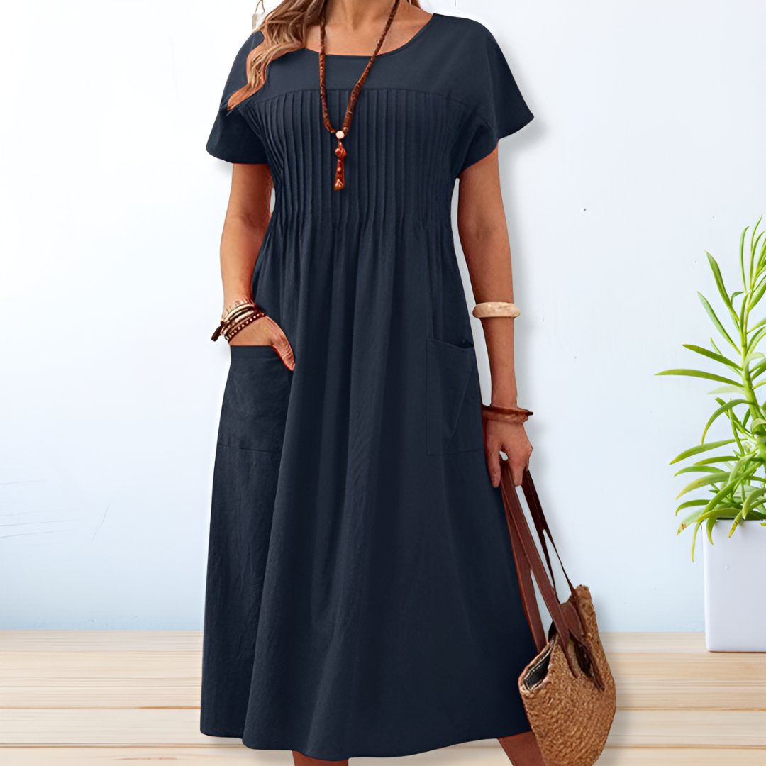 Yesica - Loose Fit Casual Dress
