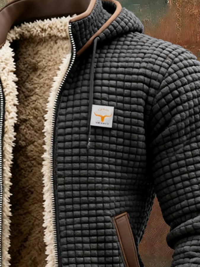 Natan - Fleece Quilted Jacket With Long Sleeve