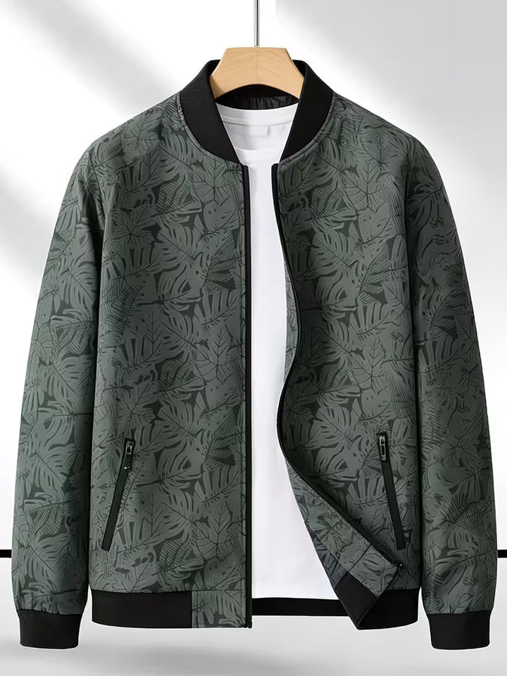 Dagan - Casual Long Sleeve Sports Jacket With Zipper
