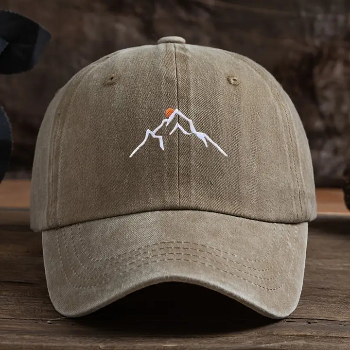 Ermil - Embroidered Mountain Peak Baseball Cap