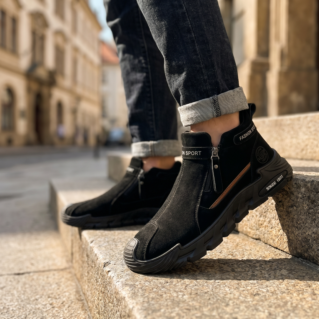 Jaquarius - Modern Sneakers With Side Zipper