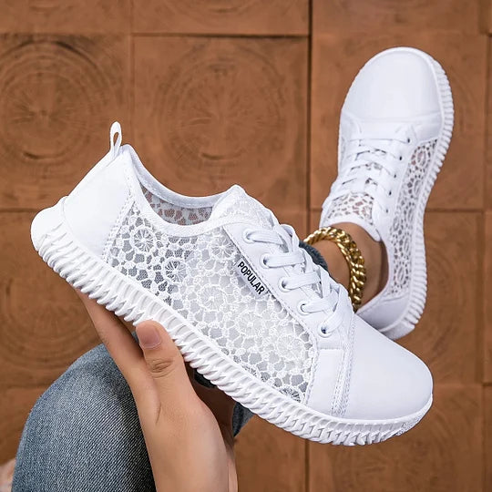 Orly - Breathable Mesh Lace-Up Loafer