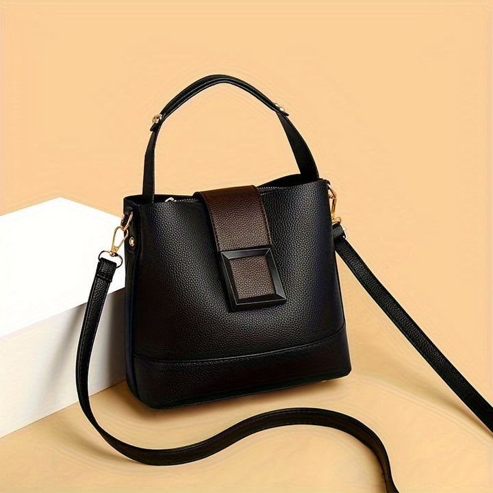 Maelisina - Elegant Bucket Bag With Adjustable Shoulder Strap