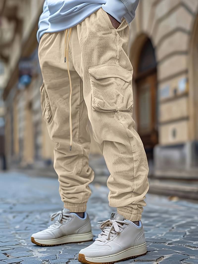 Baruch - Breathable Cargo Pants With Drawstring Waist
