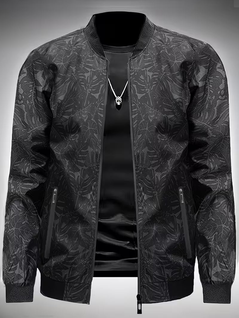 Nialelel - Casual Long Sleeve Sports Jacket With Zipper