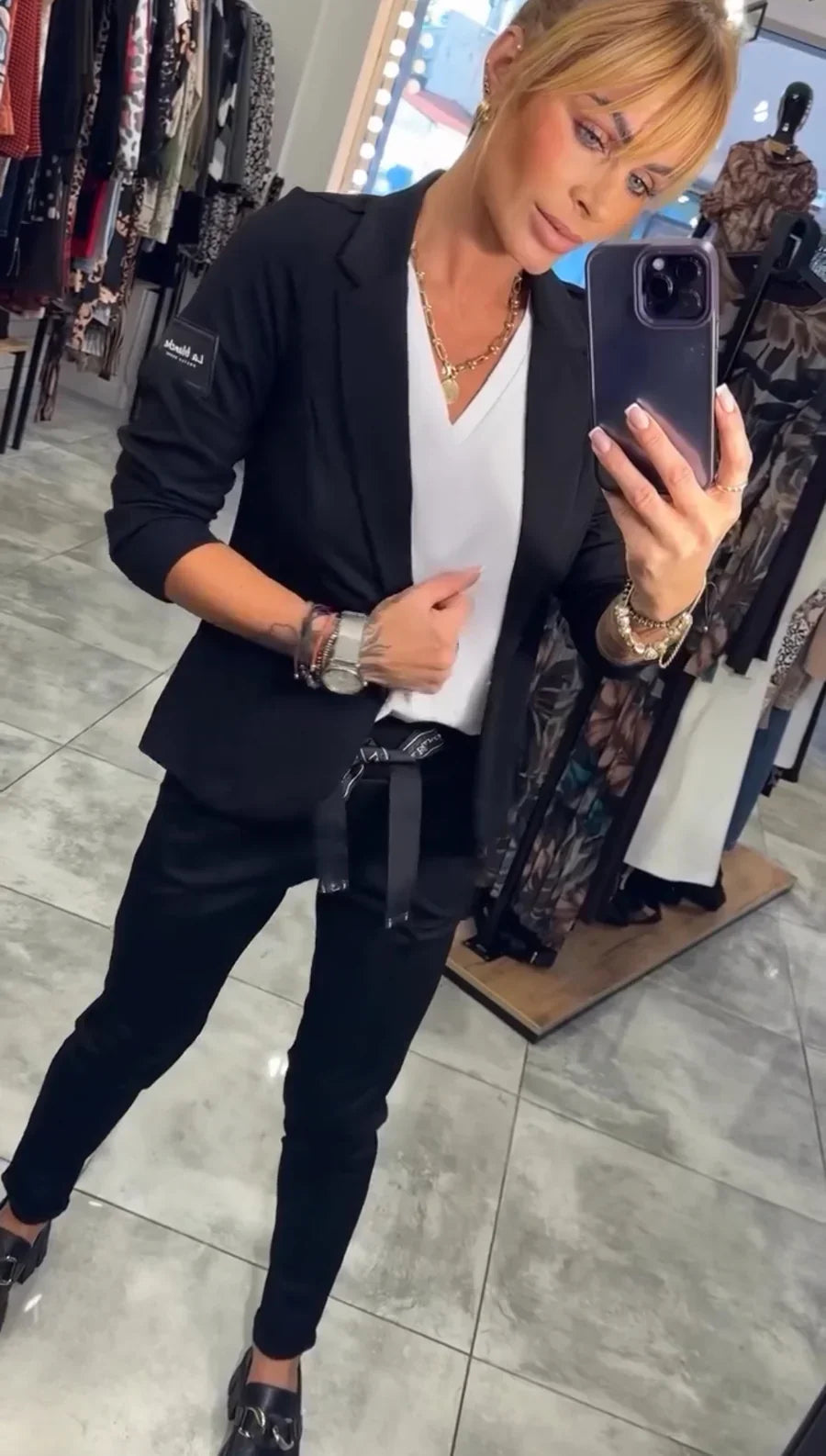 Kseniya - Elegant Blazer And Trousers Set
