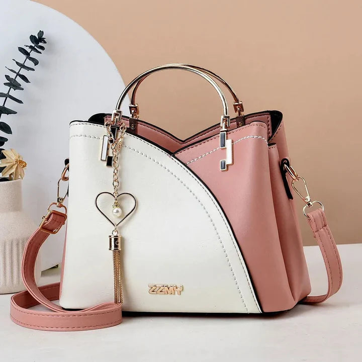 Orianna - Modern Two-Tone Signature Handbag