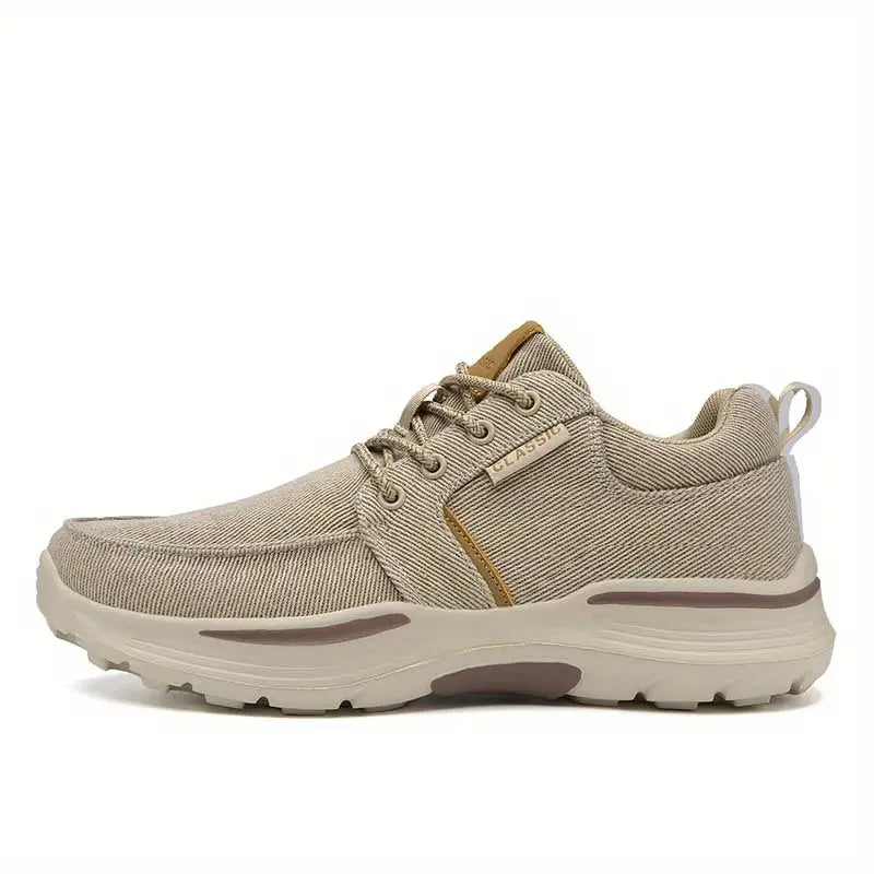Keidean - Breathable Canvas Lace-Up Sneakers