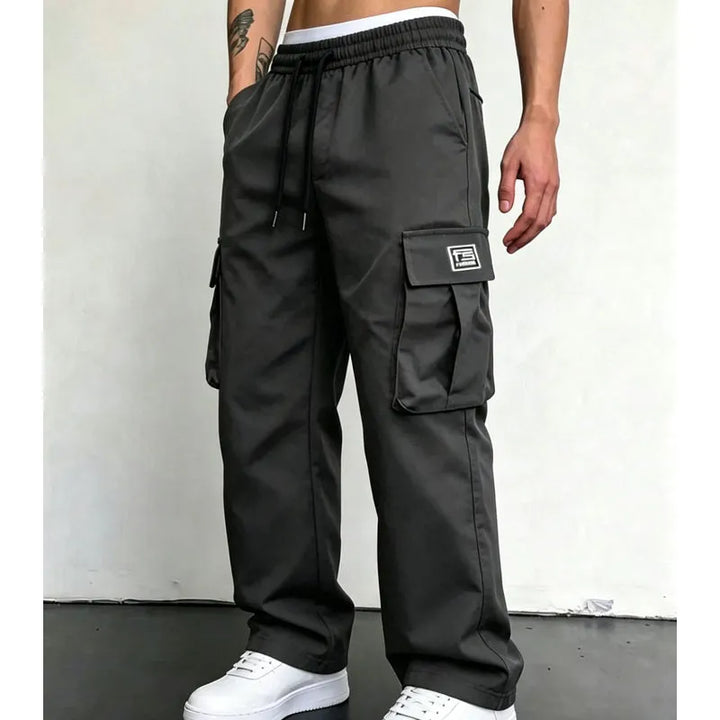 Zephyrtrace - Cargo Trousers With Drawstring Waist and Pockets