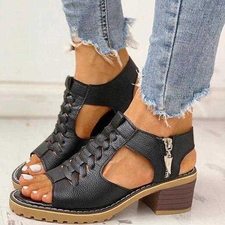 Benita - Orthopedic Sandal With Side Zipper