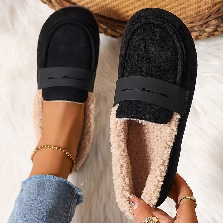 Deren - Non Slip Fleece Lined Loafers