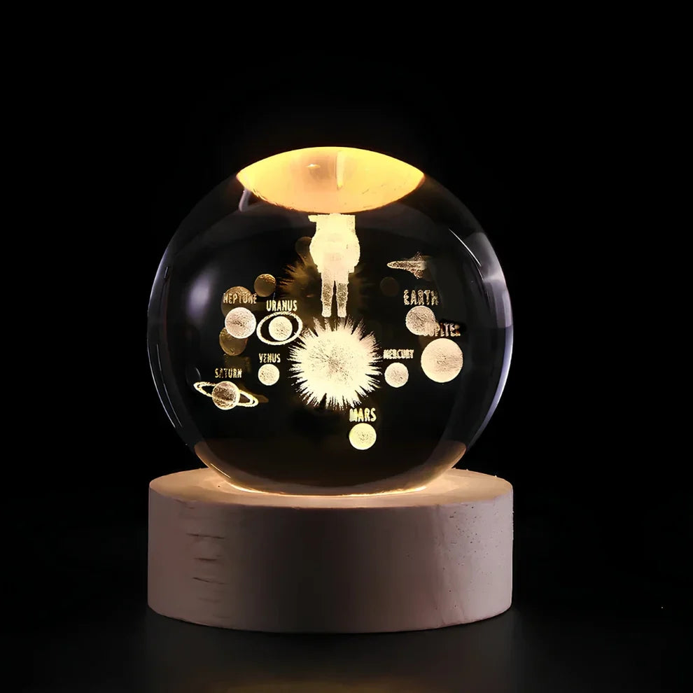 Glow Sphere – Luminous Crystal Ball Lamp
