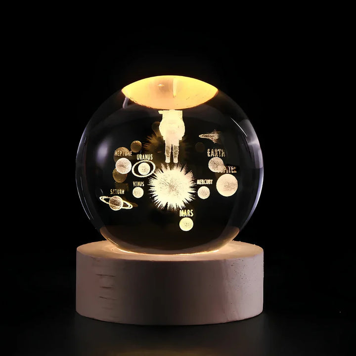 Glow Sphere – Luminous Crystal Ball Lamp