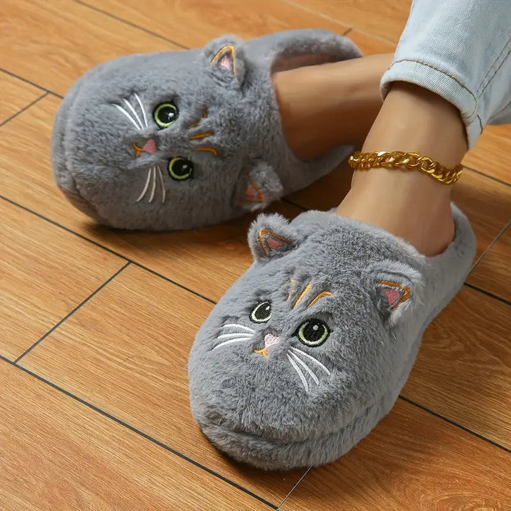 Pheline - Cute Cat Pattern Slipper