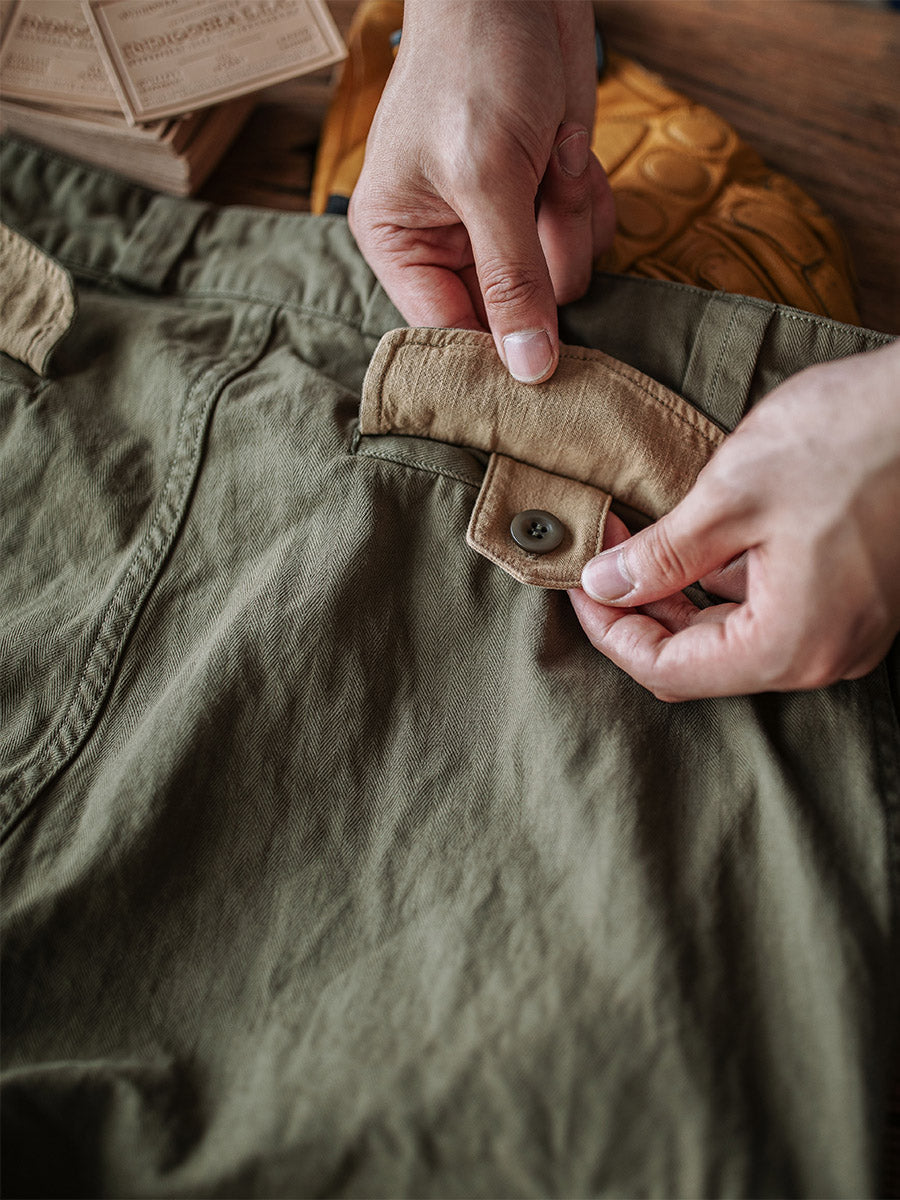 Ibrahim - Army M-47 Herringbone Twill Trouser