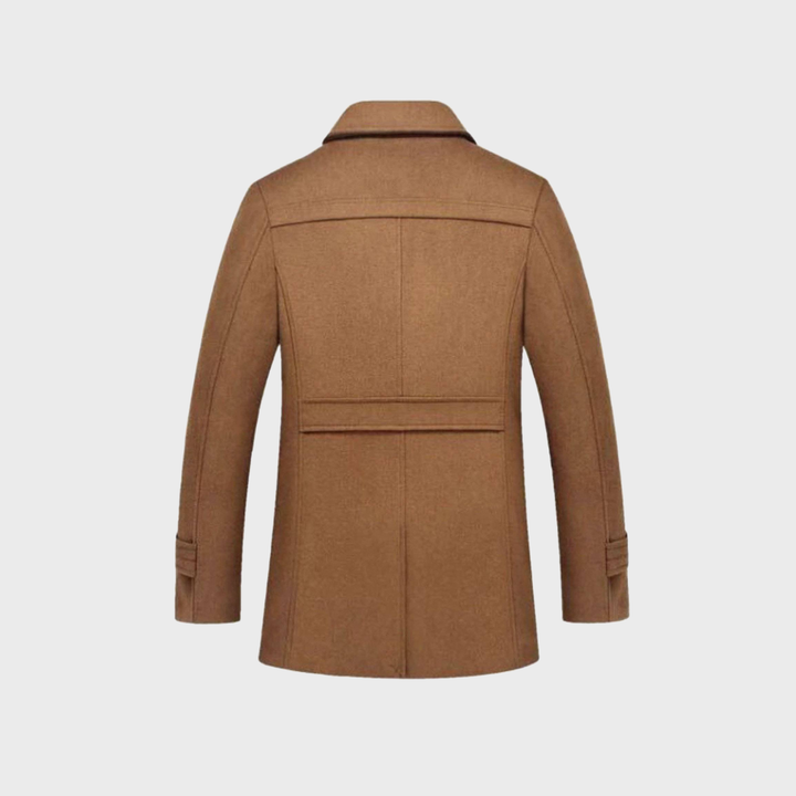 Sabron - Quilted Wool Coat With Zip Front