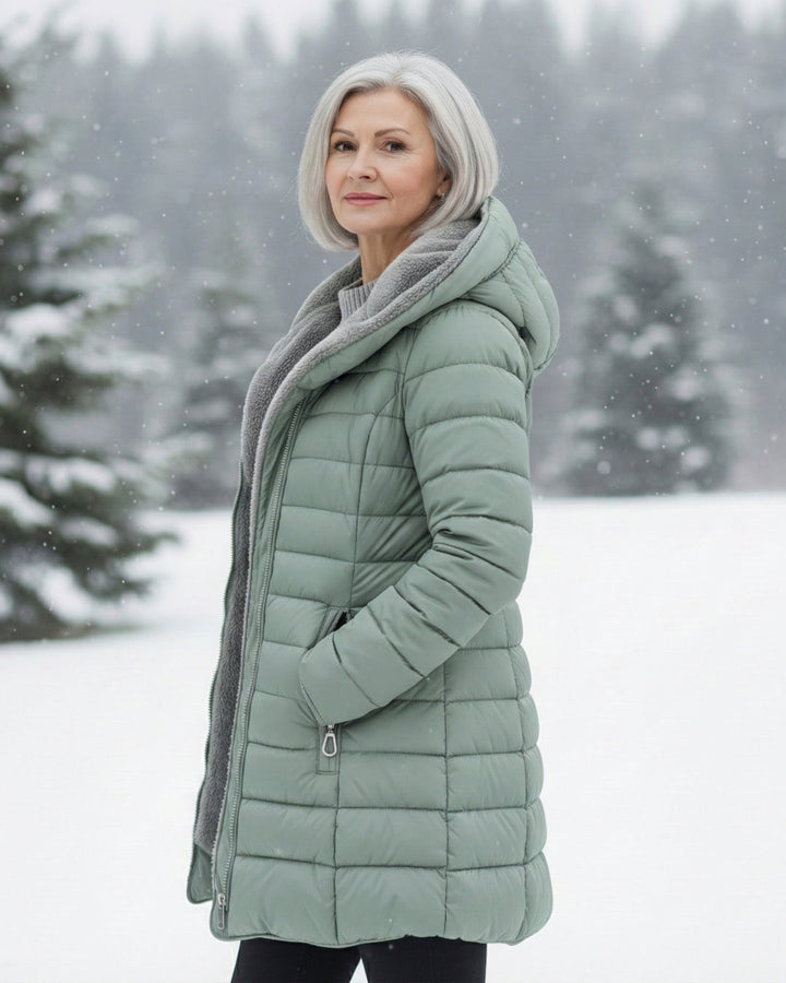 Oksiana - Fleece Lined Puffer Coat