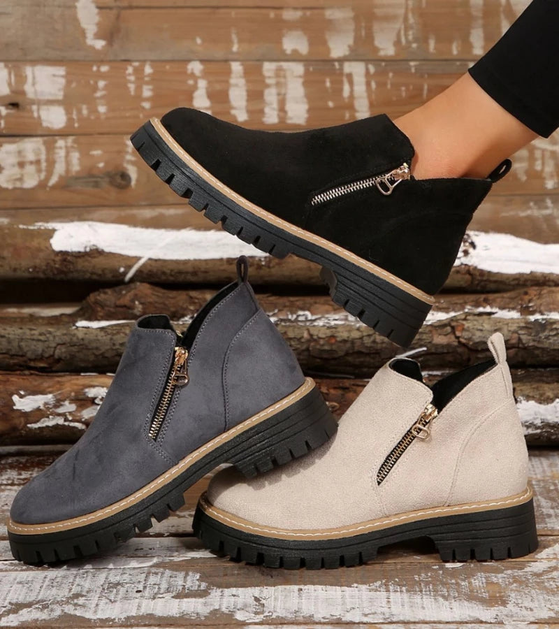 Miladie - Orthopedic Side Zipper Boot