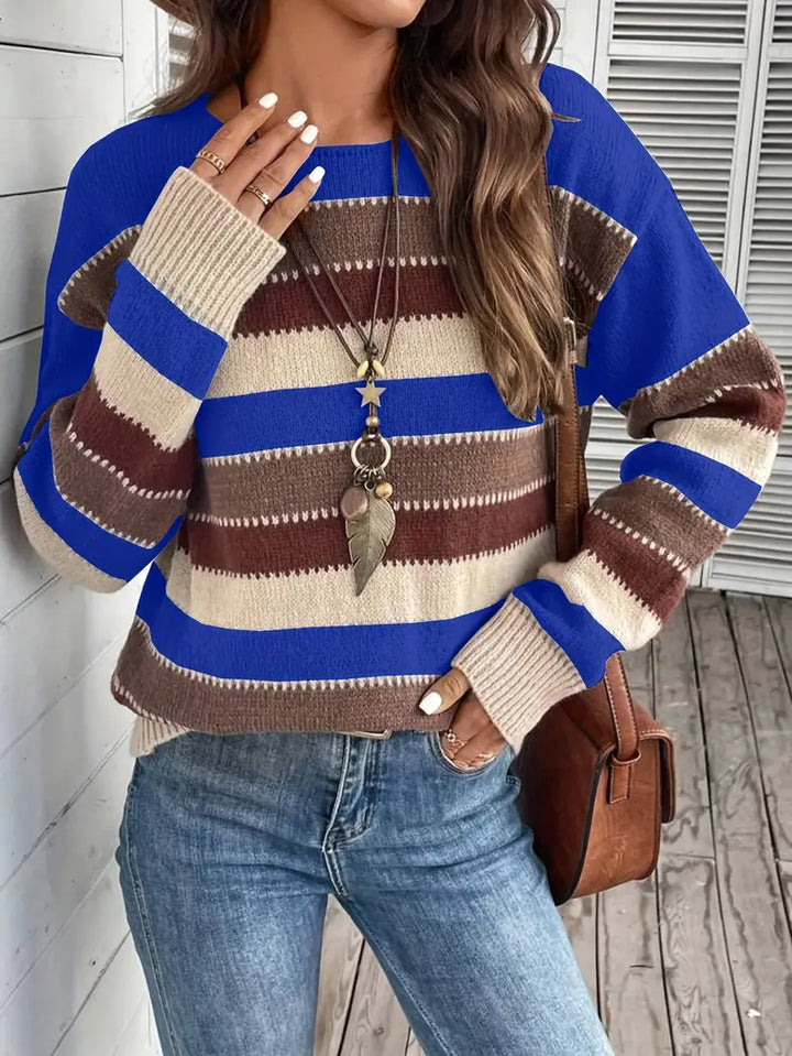 Evdokia - Casual Long Sleeve Sweater