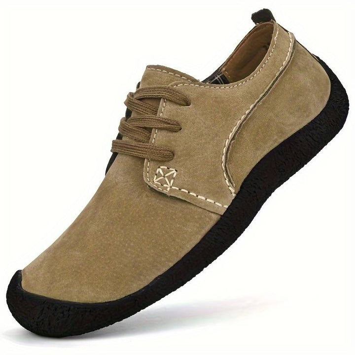 Boyce - Suede Lace-Up Leather Shoes