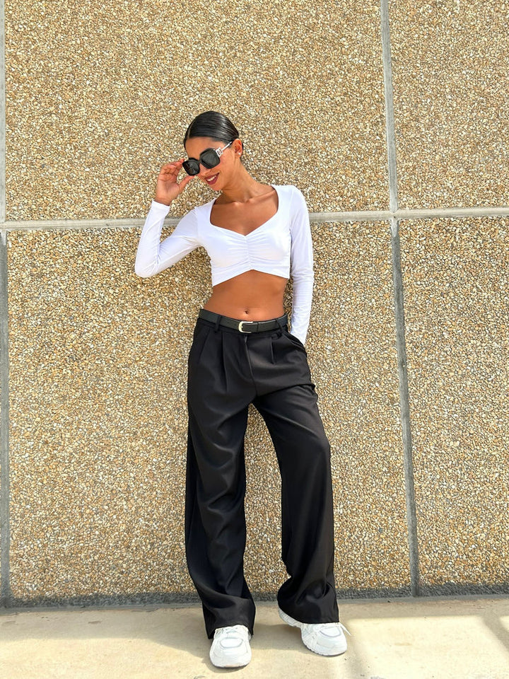 Veenadi - High Waist Wide Leg Pant