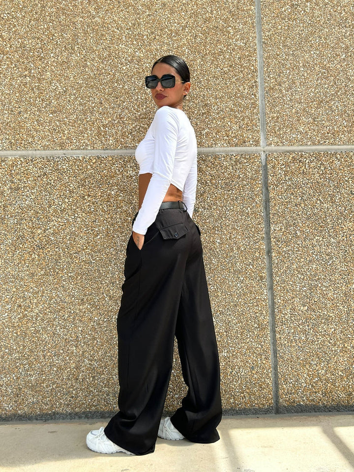 Veenadi - High Waist Wide Leg Pant