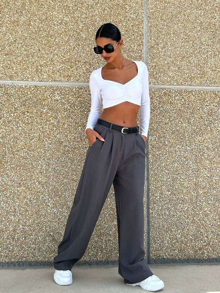 Veenadi - High Waist Wide Leg Pant