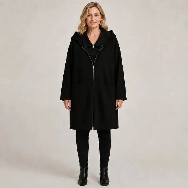 Talielova - Mid-Length Hooded Jacket
