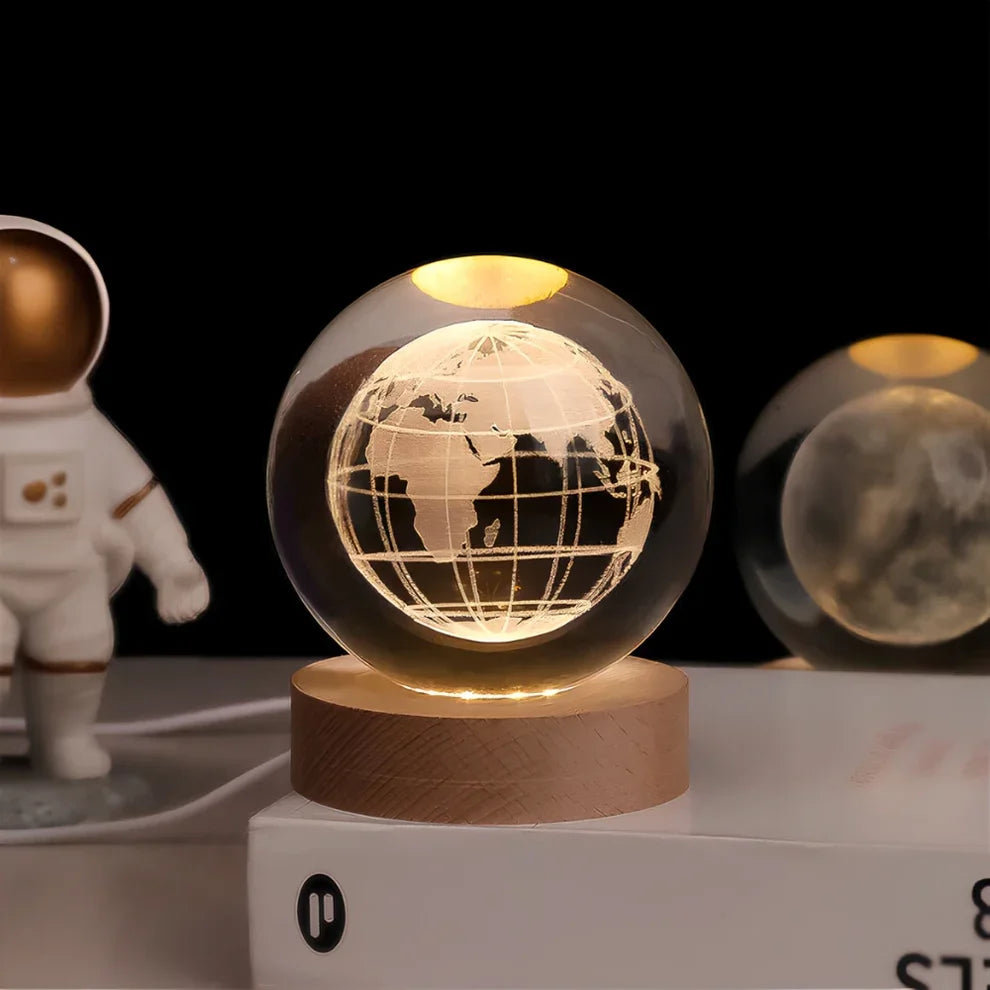 Glow Sphere – Luminous Crystal Ball Lamp