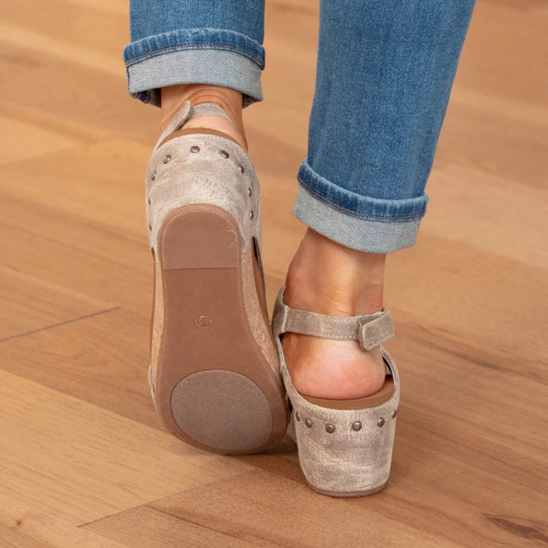 Makrina - Comfortable Wedge Heel Sandals