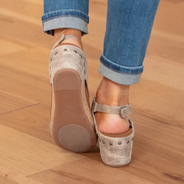 Makrina - Comfortable Wedge Heel Sandals