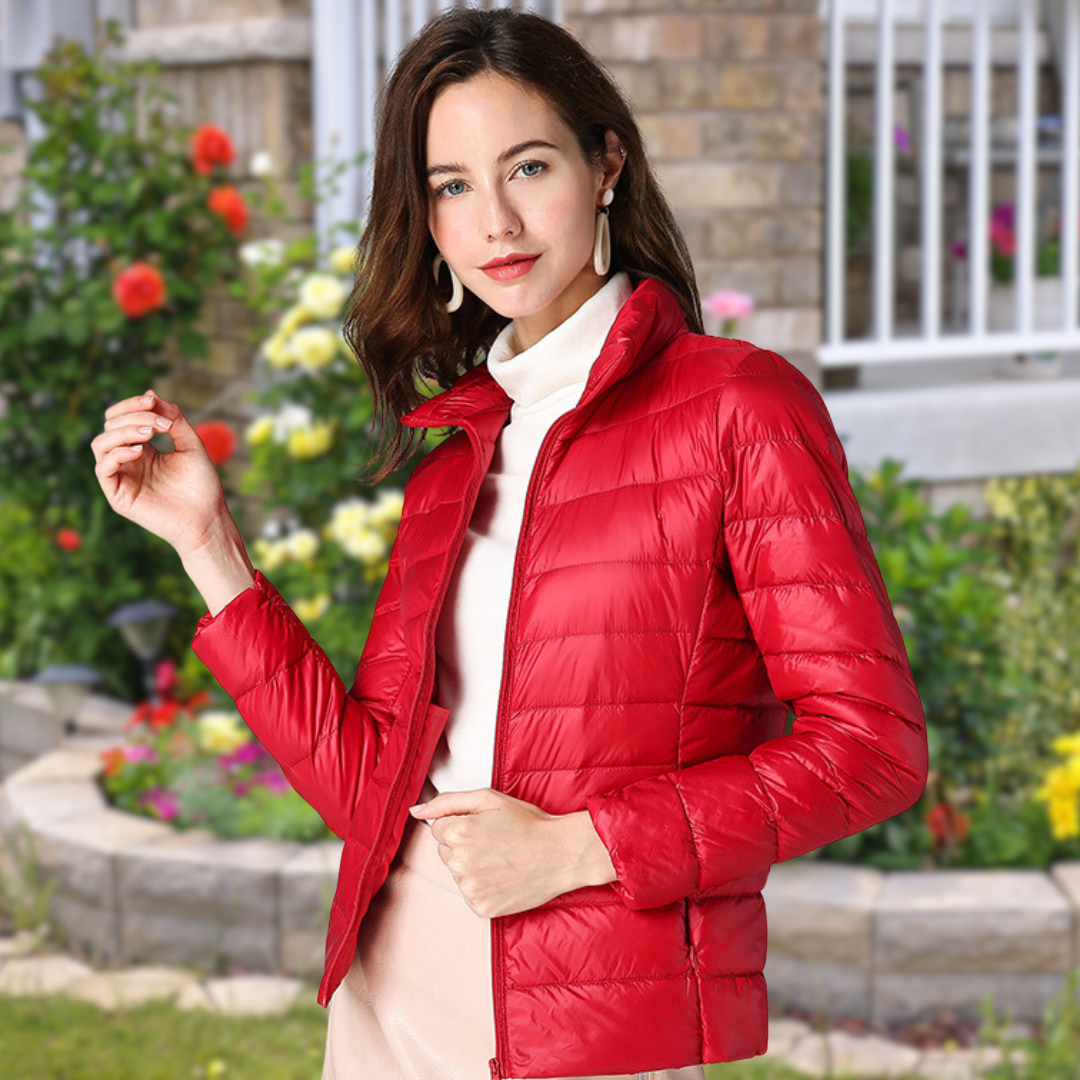 Isla - White Down Waterproof Jacket