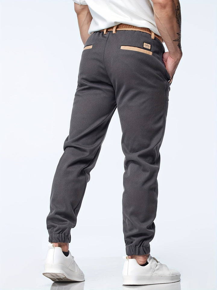 Timothy - Casual Ankle Pants With Elastic Waist