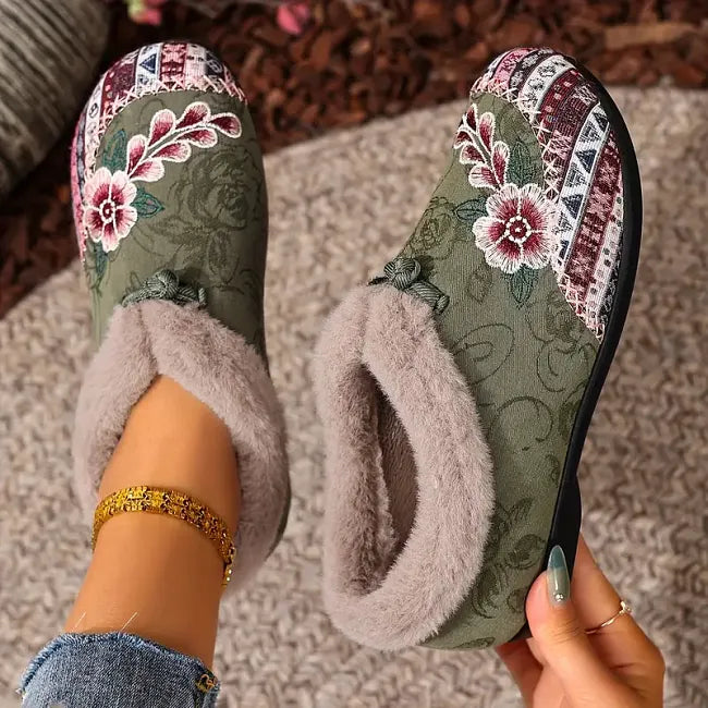 Anneisoria - Faux Fur Comfortable Shoes