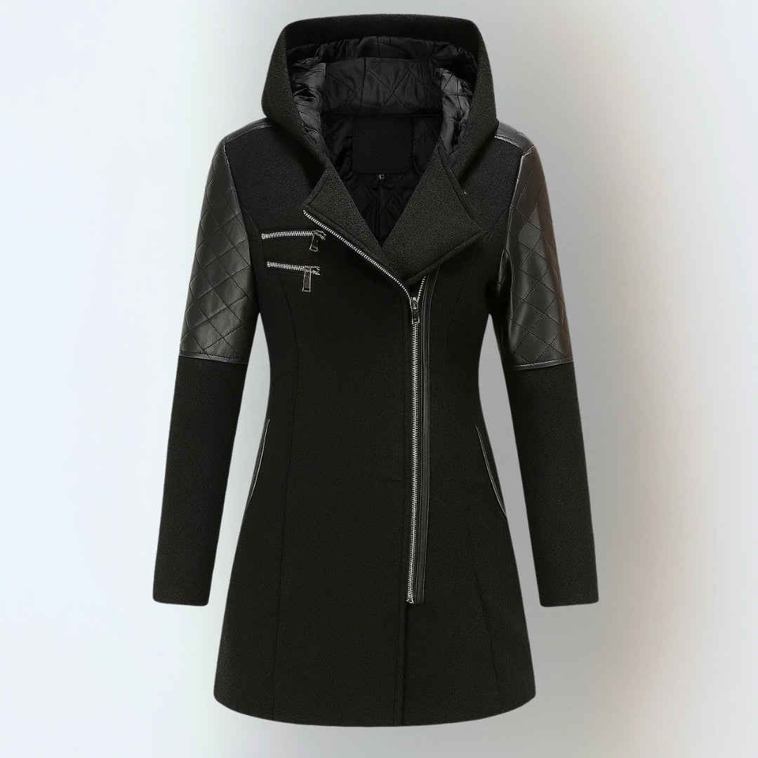 Jasneet - Winter Hooded Jacket With Zipper
