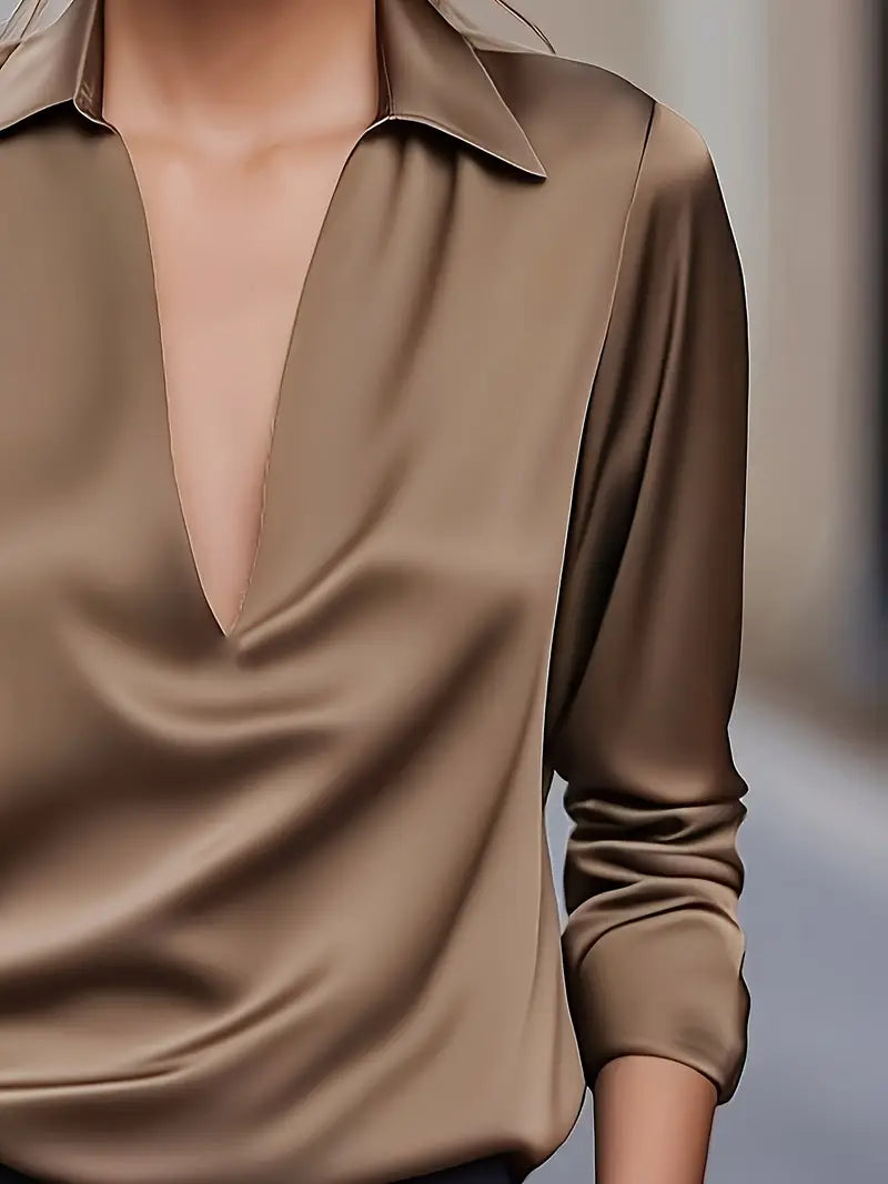 Lianyandra - Premium V-Neck Blouse