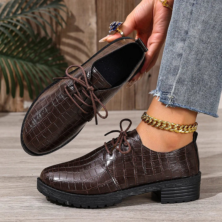 Niyra – Chunky Sole Lace-Up Derby Shoes