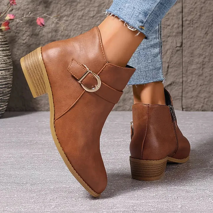 Leigh - Non Slip Orthopedic Ankle Boots