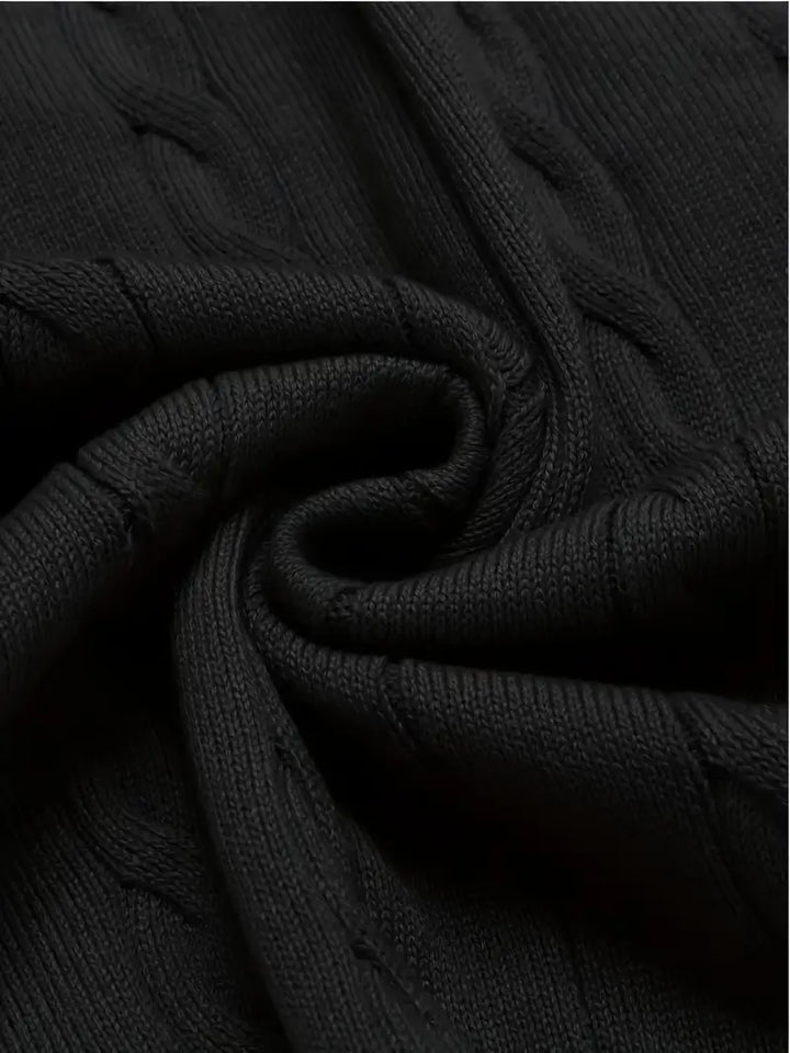 Duane - Sleeveless V Neck Knitted Sweater