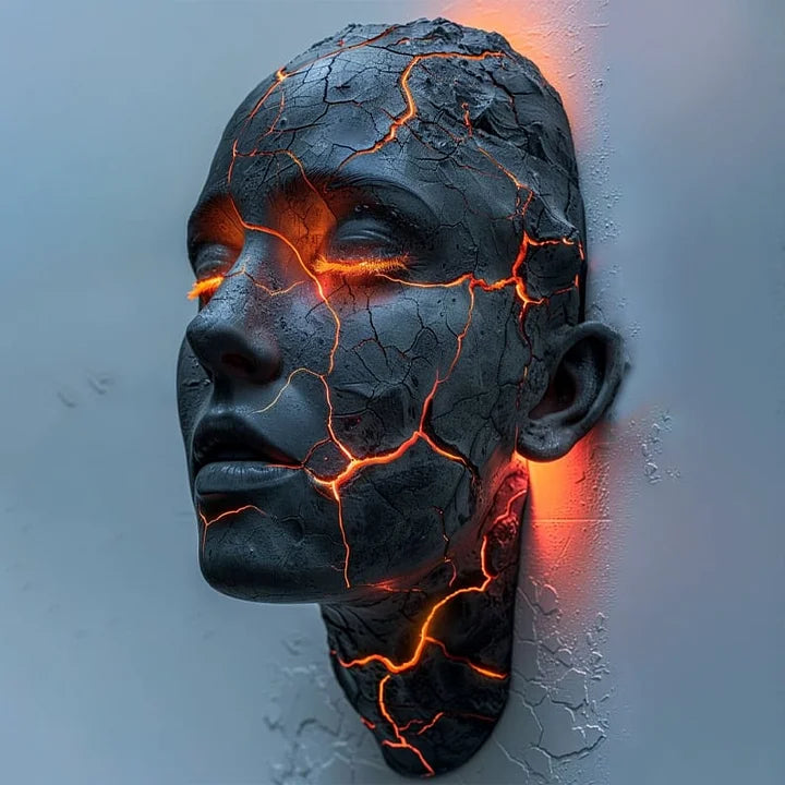 CrackGlow -  Cracked Soul Wall Lamp