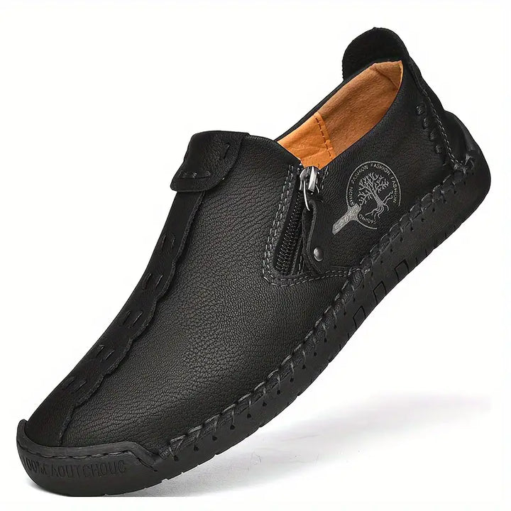 Joesph - Leather Shoes With Side Zipper