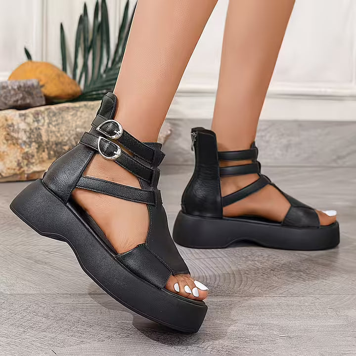 Austeja - Chunky Platform Open-Toe Sandal