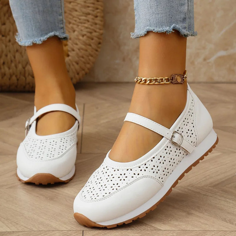 Jewell - Breathable Orthopedic Leather Shoes
