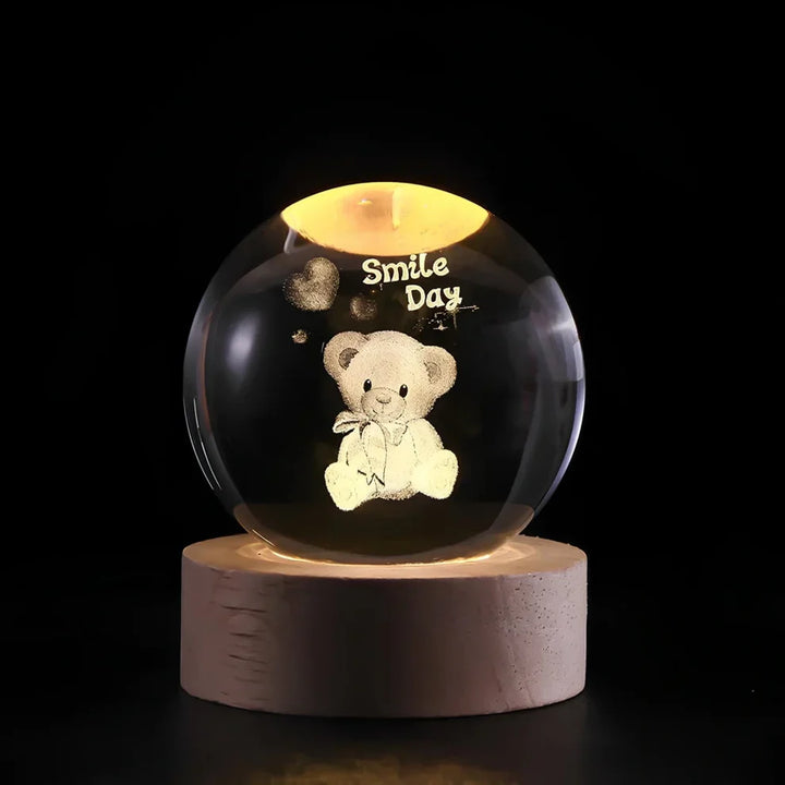 Glow Sphere – Luminous Crystal Ball Lamp