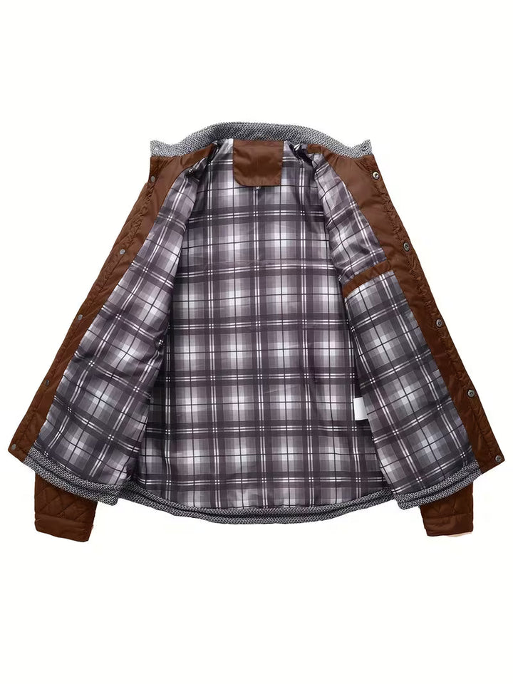 Raffin - Diamond Patchwork Puffer Jacket