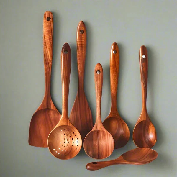 Atlasmark - Teak Cooking Set