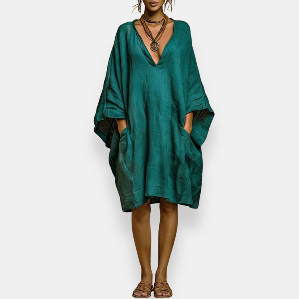 Diaraye - Oversized Low Cut Dress