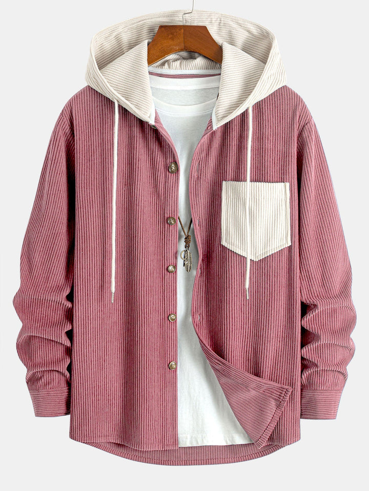 Oren - Long Sleeve Hooded Shirt